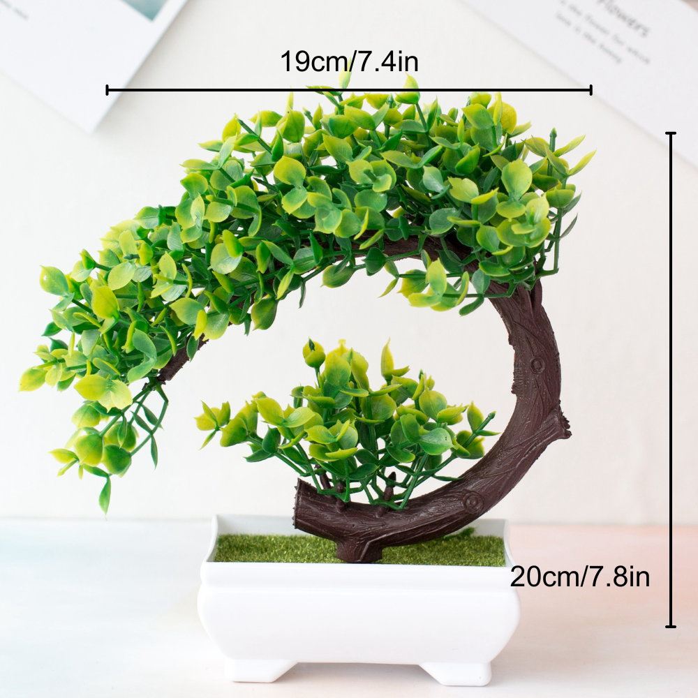 Bonsai Decorativo Artificial – Planta Ornamental Realista para Ambientes