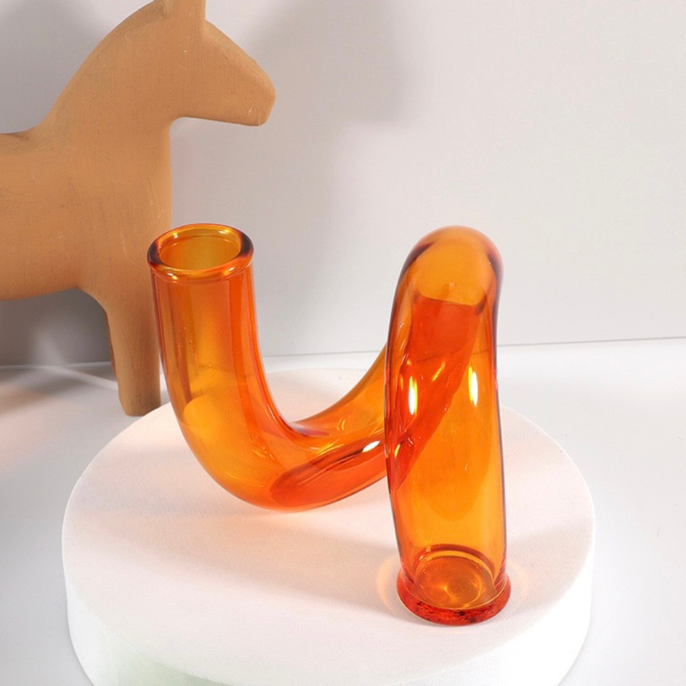 Vaso Decorativo Nordic Twist – Design Escultural Moderno e Elegante