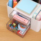 Organizador de Mesa para Papelaria e Escritório – Com 2 Gavetas