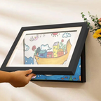 Moldura Magnética Flip para Fotos e Desenhos – Abertura Frontal A4