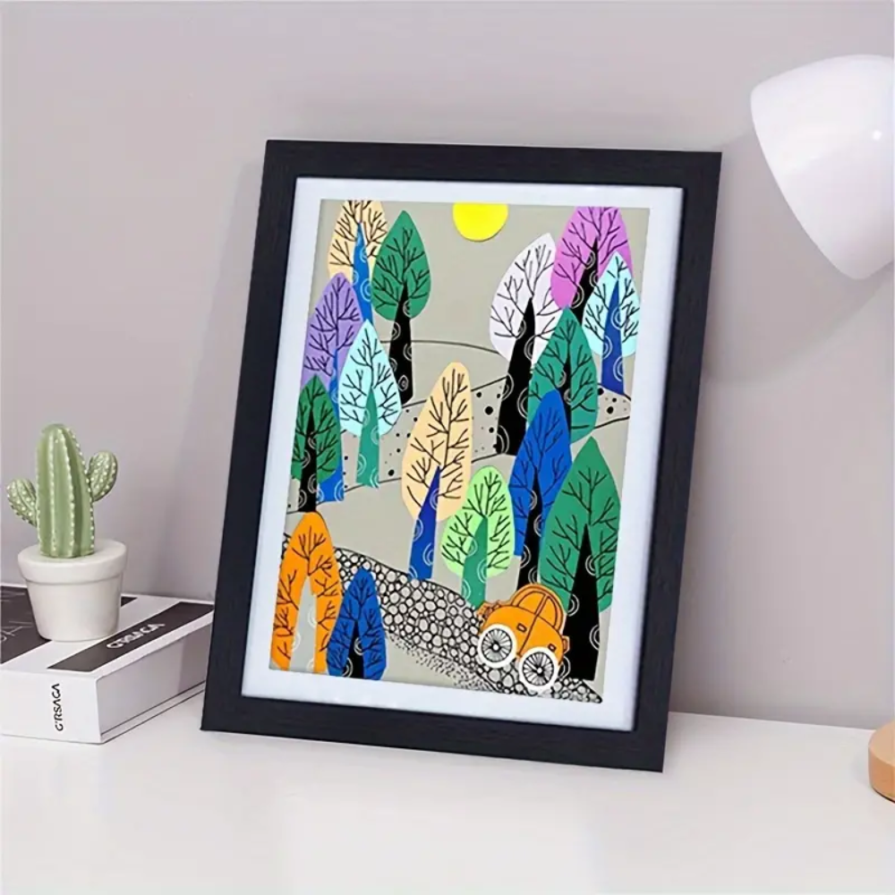 Moldura Magnética Flip para Fotos e Desenhos – Abertura Frontal A4