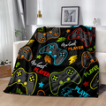 Manta Gamer – Flanela Premium para Sofá e Cama