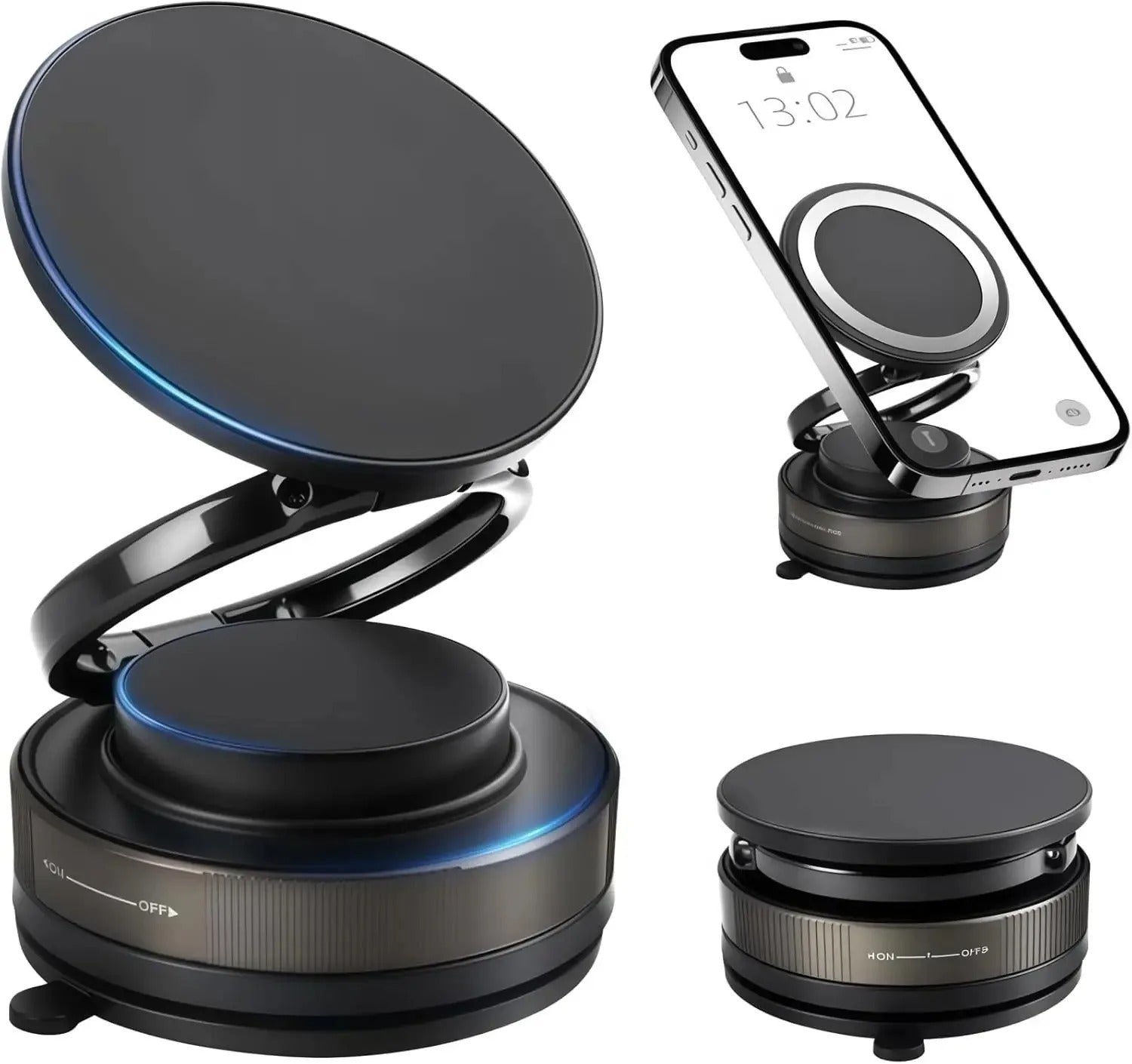 Suporte Magnético para Celular com Rotação 360°