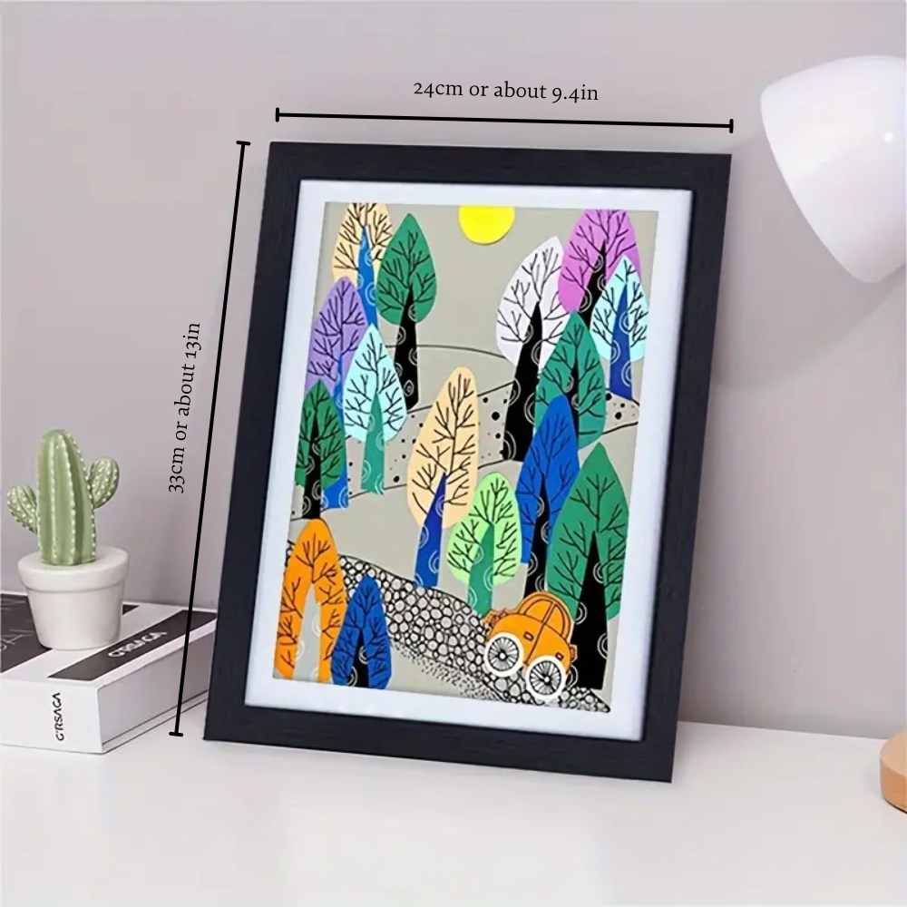 Moldura Magnética Flip para Fotos e Desenhos – Abertura Frontal A4