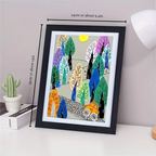 Moldura Magnética Flip para Fotos e Desenhos – Abertura Frontal A4