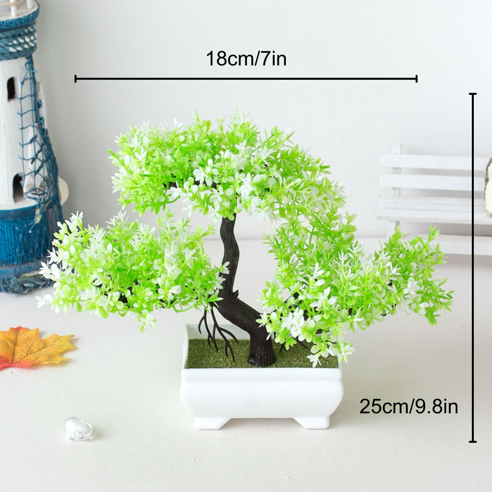 Bonsai Decorativo Artificial – Planta Ornamental Realista para Ambientes