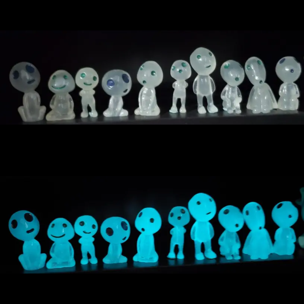 Kit 10 Elfos Luminosos Decorativos para Jardim – Brilham no Escuro