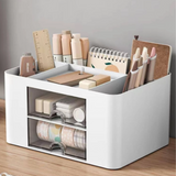 Organizador de Mesa para Papelaria e Escritório – Com 2 Gavetas