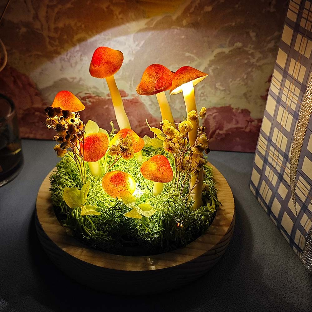 Luminária Cogumelo Encantado DIY – Monte e Decore com Magia