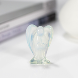 Anjo Esculpido em Pedra Natural – Cristal Decorativo e Espiritual