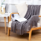 Manta Decorativa para Sofá Sunset Siesta – Com Franjas e Ultra Macia