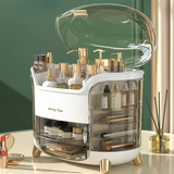 Organizador de Maquiagem Multifuncional – 17 Compartimentos com Gavetas Deslizantes
