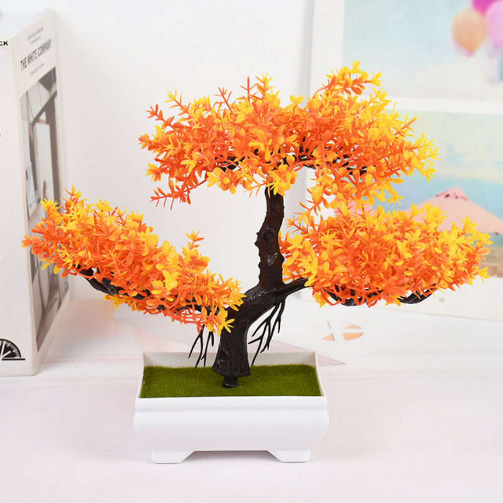 Bonsai Decorativo Artificial – Planta Ornamental Realista para Ambientes