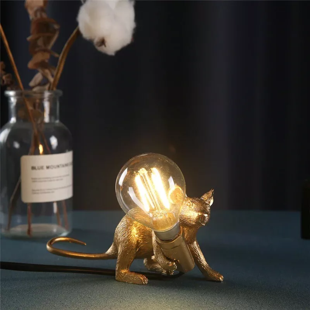 Luminária Decorativa Noturna Mouse – Ratinho com Lâmpada