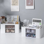 Organizador de Mesa para Papelaria e Escritório – Com 2 Gavetas
