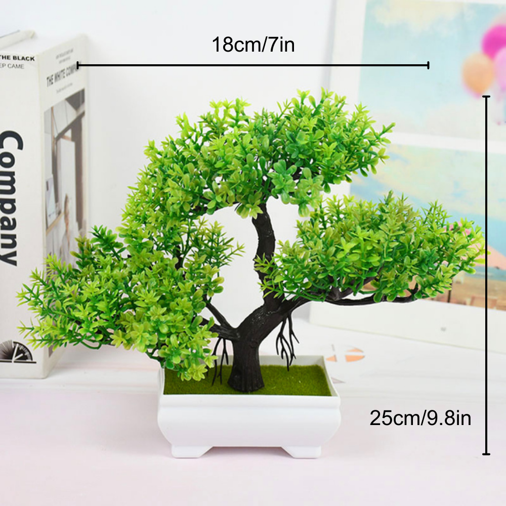 Bonsai Decorativo Artificial – Planta Ornamental Realista para Ambientes