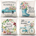 Capas de Almofada Spring Fresh – Estilo Campo e Primavera 45x45cm
