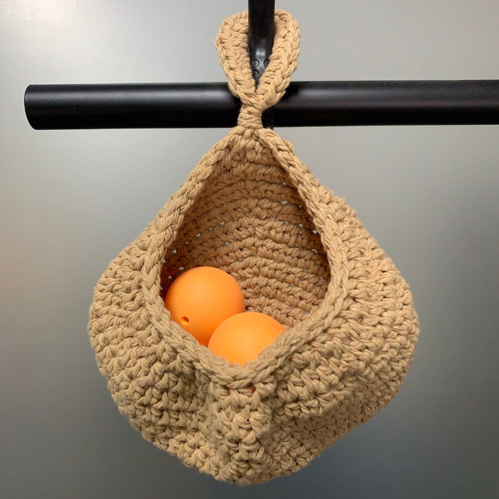 Kit 3 Cestas Suspensas de Corda de Algodão – Organizador Natural para Parede e Cozinha