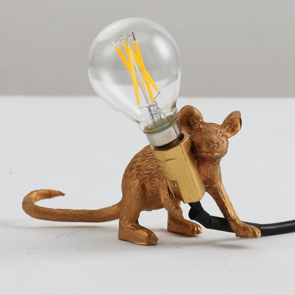 Luminária Decorativa Noturna Mouse – Ratinho com Lâmpada