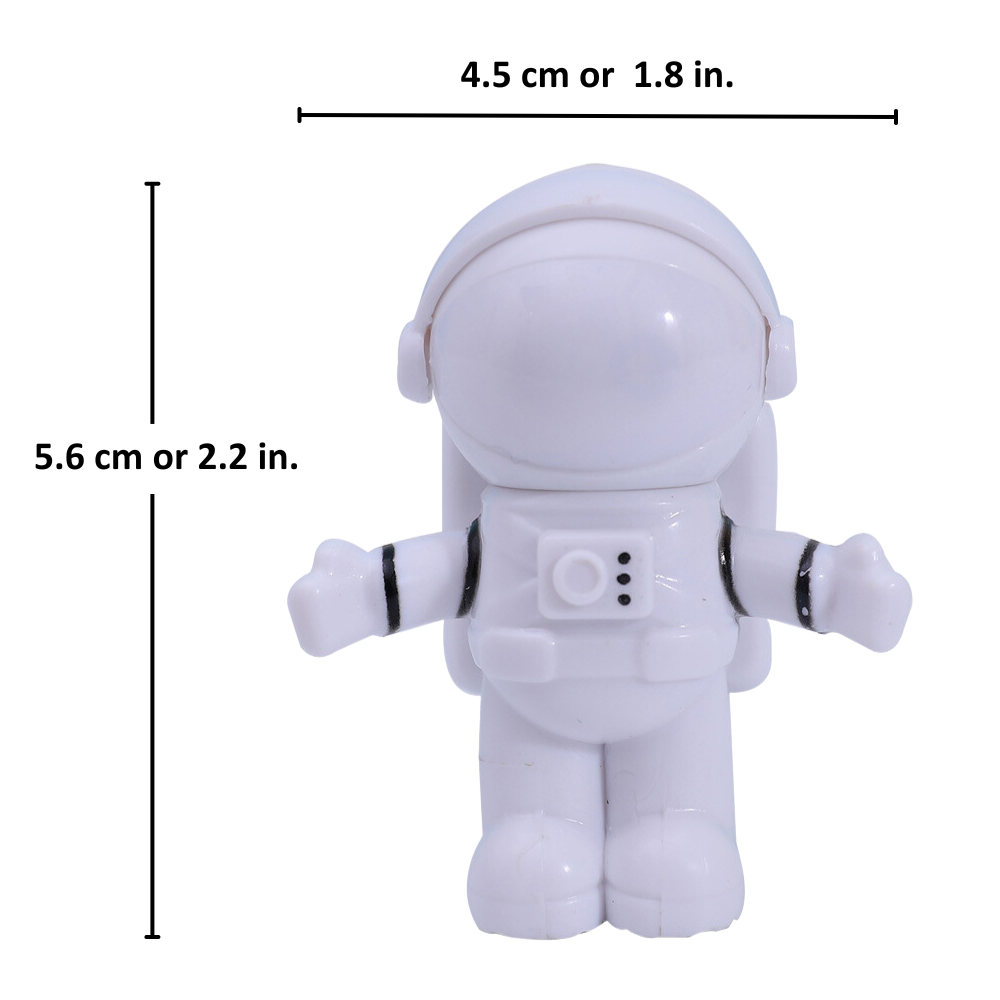 Luminária USB Astronauta Flexível – Luz de Mesa LED para Notebook e Computador