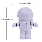 Luminária USB Astronauta Flexível – Luz de Mesa LED para Notebook e Computador
