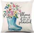 Capas de Almofada Spring Fresh – Estilo Campo e Primavera 45x45cm