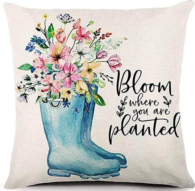 Capas de Almofada Spring Fresh – Estilo Campo e Primavera 45x45cm