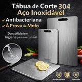 Tábua de Corte Multifuncional - Antibacteriana à Prova de Mofo