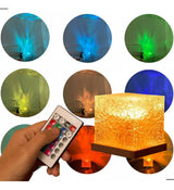 Projetor de Luz Noturna com Efeito de Ondas de Água