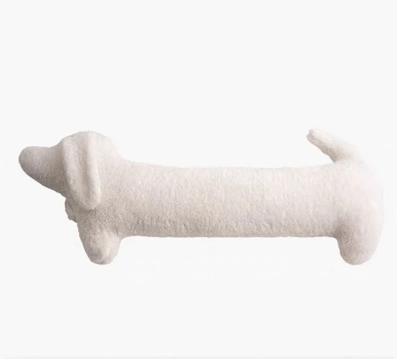 Almofada de Pelúcia Cachorro Salsicha – Travesseiro Decorativo e Lombar