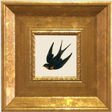 Moldura Decorativa Dourada Estilo Francês com Arte Vintage