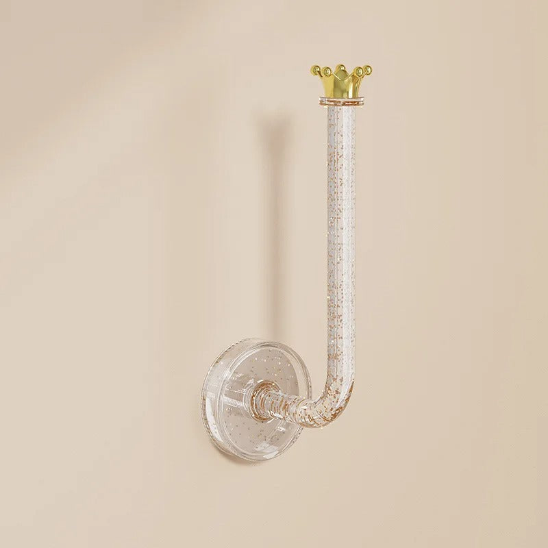Gancho Decorativo de Parede Sem Furação – Estilo Cristal Multifuncional
