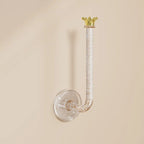 Gancho Decorativo de Parede Sem Furação – Estilo Cristal Multifuncional