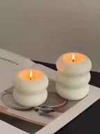 Vela Artesanal em Formato de Donut – Decorativa e Aromática