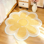 Tapete Formato Flor – Decoração Fofa e Macia para Quarto, Sala e Infantil