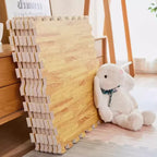 Tapete Puzzle de EVA com Efeito Madeira – Kit 8 ou 16 Peças 30x30cm