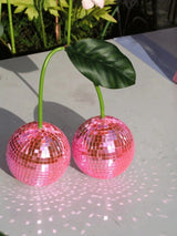Cerejas Decorativas Disco Ball Espelhadas – Decoração de Parede e Interiores 20cm