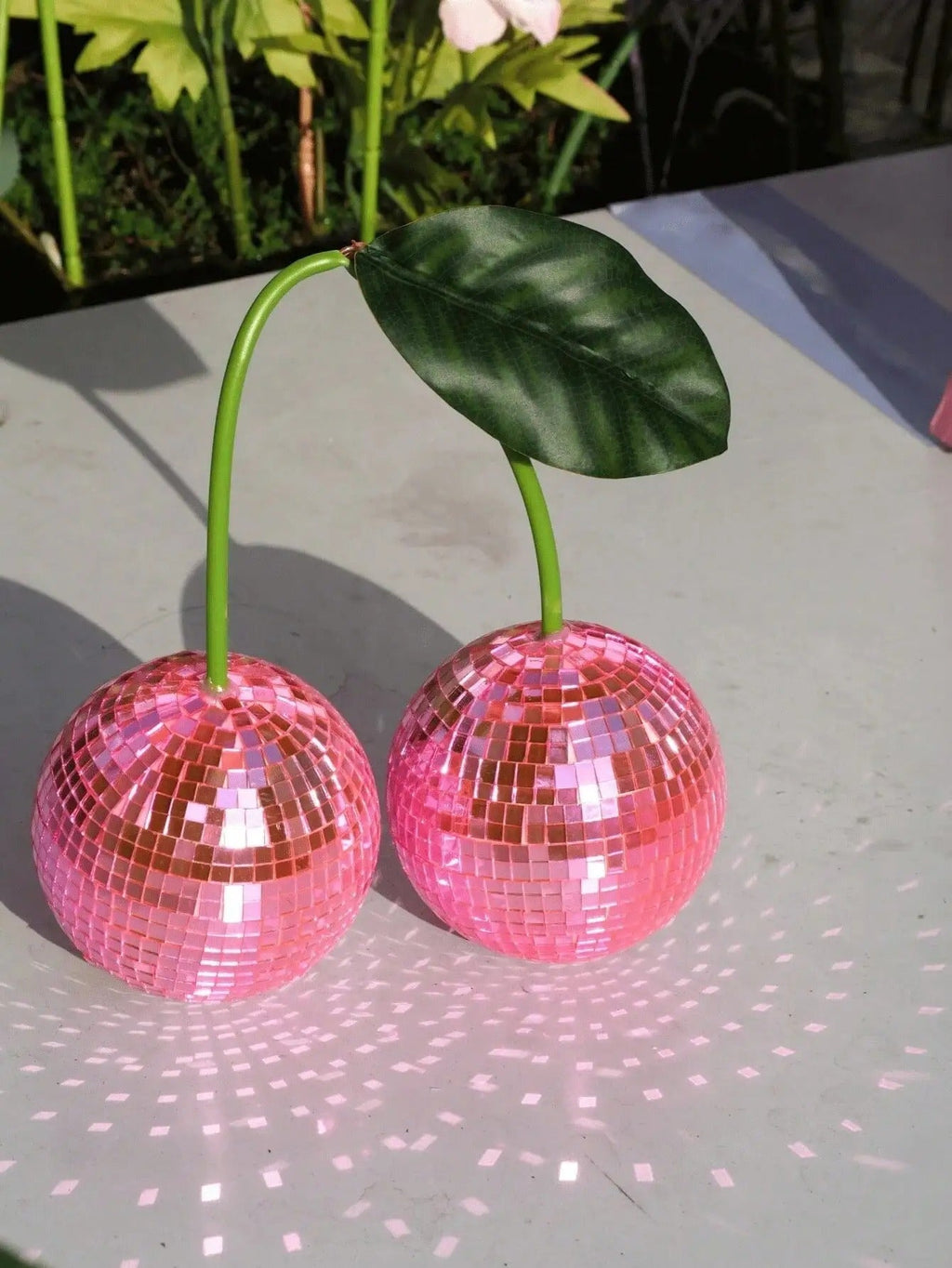 Cerejas Decorativas Disco Ball Espelhadas – Decoração de Parede e Interiores 20cm