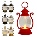 Lanterna Vintage LED Portátil a Bateria – Decorativa para Casa e Festas 16cm