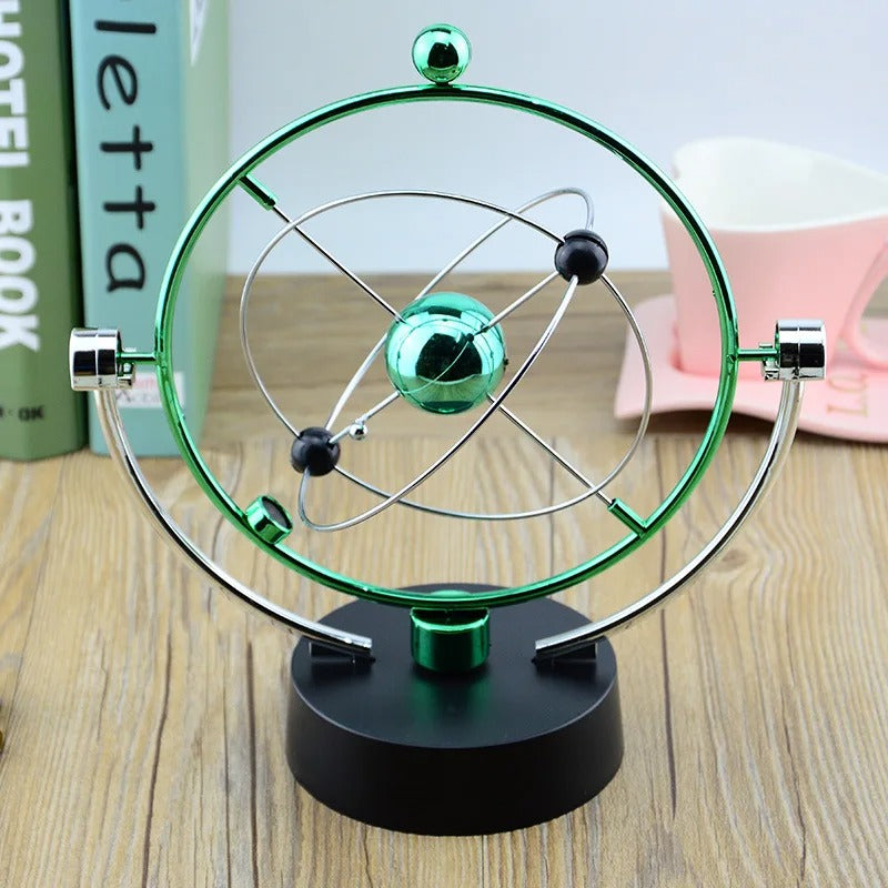 Pêndulo Magnético Rotativo Galático – Decoração Científica de Movimento Perpétuo