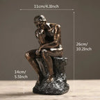 Estátua O Pensador em Resina – Escultura Decorativa