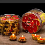 Kit 28 Velas Flutuantes de Flor de Lótus – Decoração para Mesas e Eventos