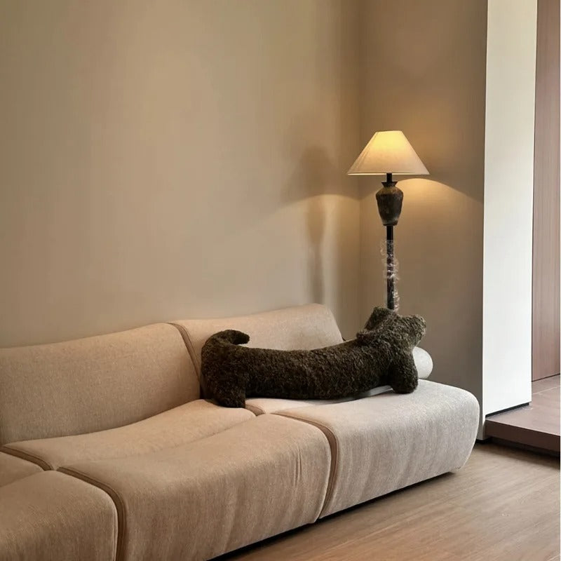 Almofada de Pelúcia Cachorro Salsicha – Travesseiro Decorativo e Lombar