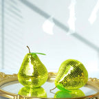 Ornamento Decorativo Vegetal Disco Ball – Tomate, Pimenta, Pera e Cenoura Espelhados