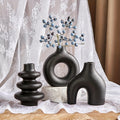 Conjunto de Vasos de Cerâmica Boho – Decoração Minimalista e Sofisticada
