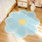 Tapete Formato Flor – Decoração Fofa e Macia para Quarto, Sala e Infantil