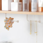 Gancho Decorativo de Parede Sem Furação – Estilo Cristal Multifuncional