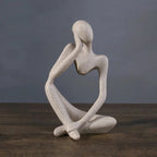 Kit Estatuetas Minimalistas de Contemplação Humana – Escultura Decorativa Premium