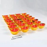 Kit 28 Velas Flutuantes de Flor de Lótus – Decoração para Mesas e Eventos