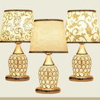 Luminária de Mesa Cristal Estilo Europeu – Abajur Decorativo